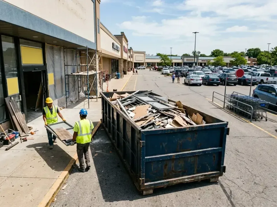 retail-store-renovation-debris-003 — frequently asked questions, Roll-off Dumpster Rentals in Moorhead, MN